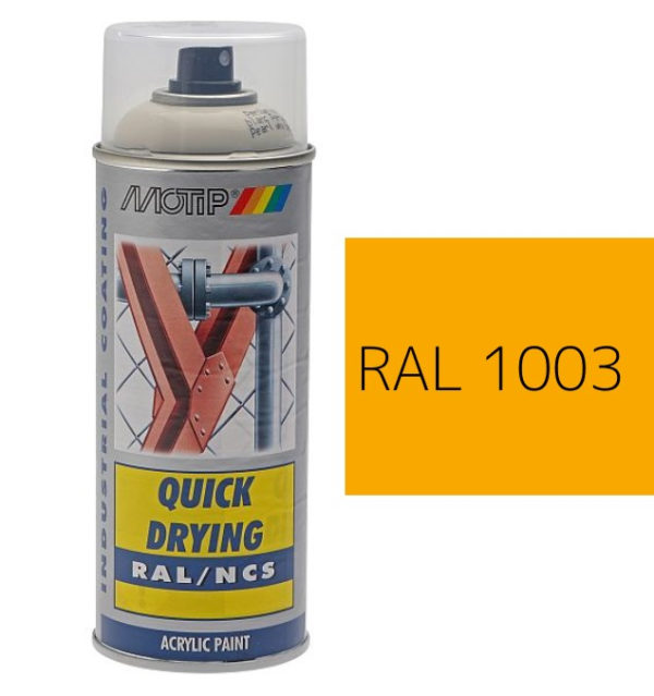 MOTIP® Aerosol Spray Colour Gloss RAL 1003 – 400ml