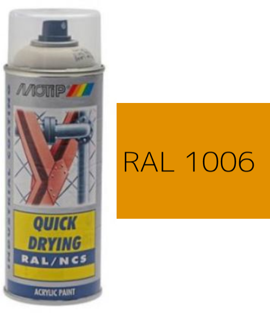 MOTIP® Aerosol Spray Colour Gloss RAL 1006 – 400ml