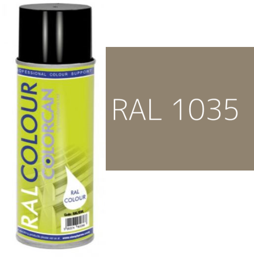 RAL 1035 Pearl Beige Matt (10% Gloss) Aerosol Spray Paint 400ml