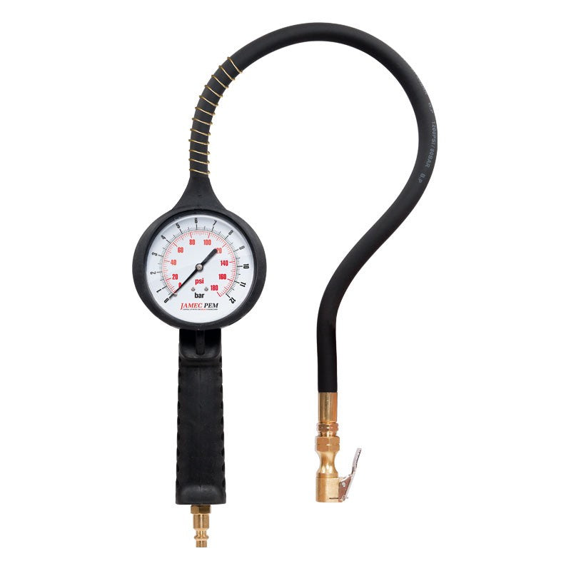 11.0534OS JAMEC PEM Dial Gauge Inflator 75mm Clip On Chuck