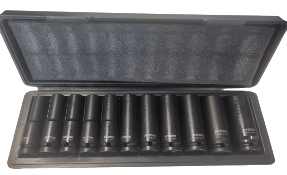 11PCS 1/2"Dr. Deep Impact Socket Set