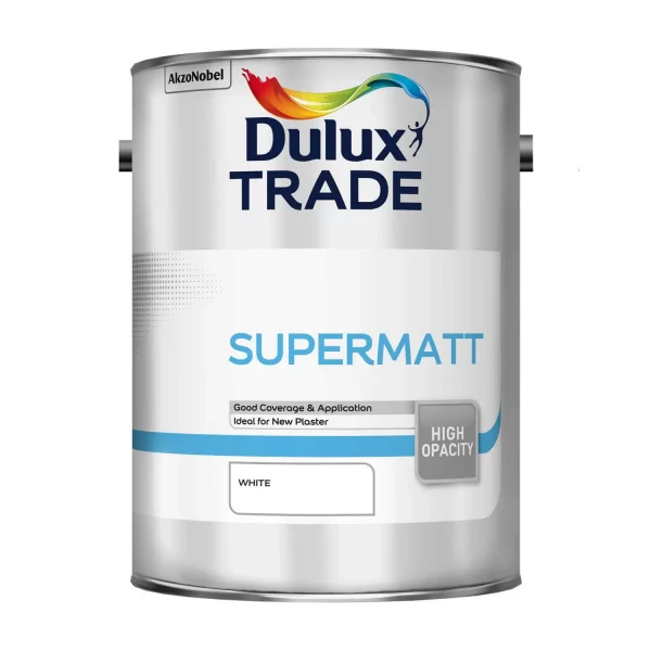 Dulux Trade Supermatt White – 5L