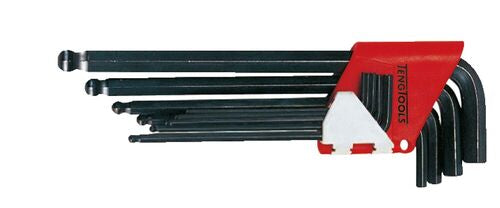 Teng Tools Hex Key Set Ball Point MM 9 Pieces - 1479MM