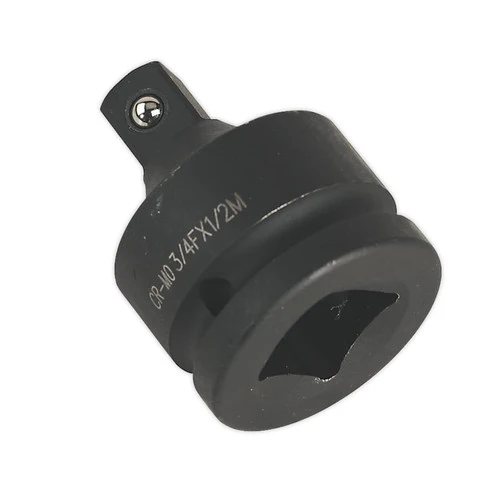 Sealey Impact Adaptor 3/4"Sq Drive Female - 1/2"Sq Drive Male
