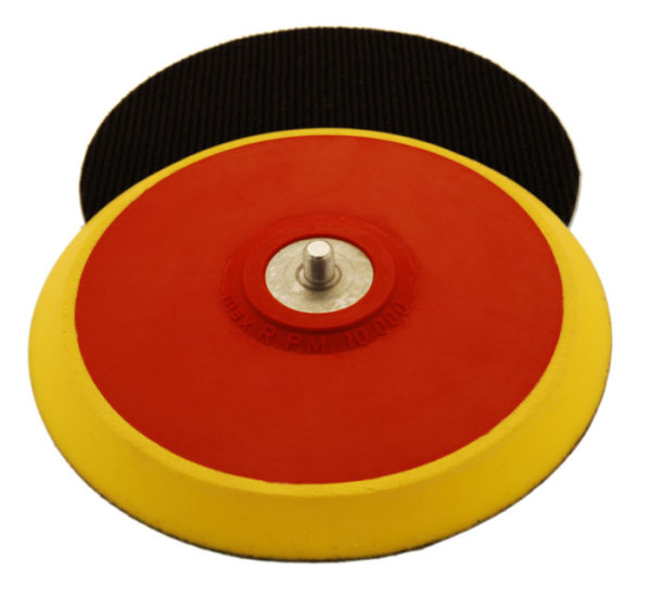 Velcro  Backing Pad No-Holes 150mm (5 / 16UNF) Thread – 17220