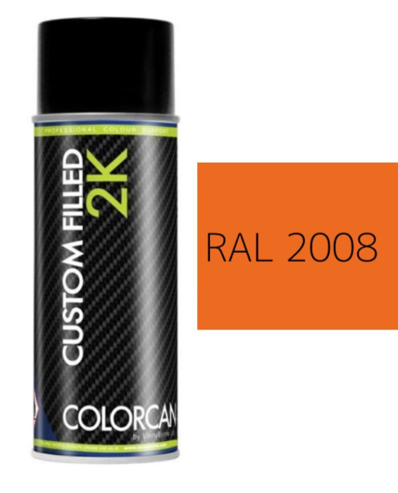 COLORCAN® 2K Aerosol Spray Paint – RAL 2008