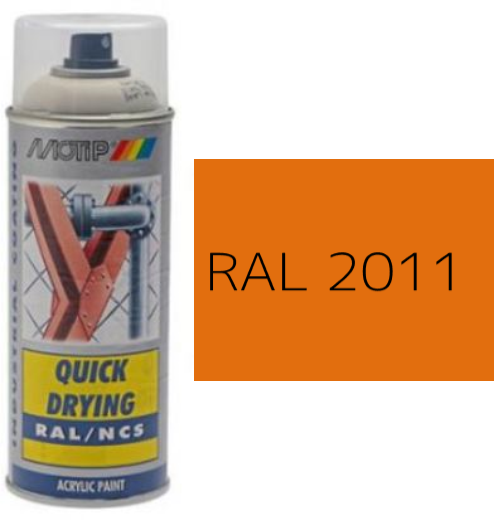 MOTIP® Aerosol Spray Colour Gloss RAL 2011 – 400ml