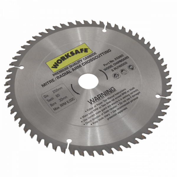 TCT Saw Blade Ø250 x 30mm – 60tpu