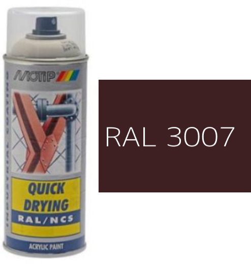 MOTIP® Aerosol Spray Colour Gloss RAL 3007 – 400ml