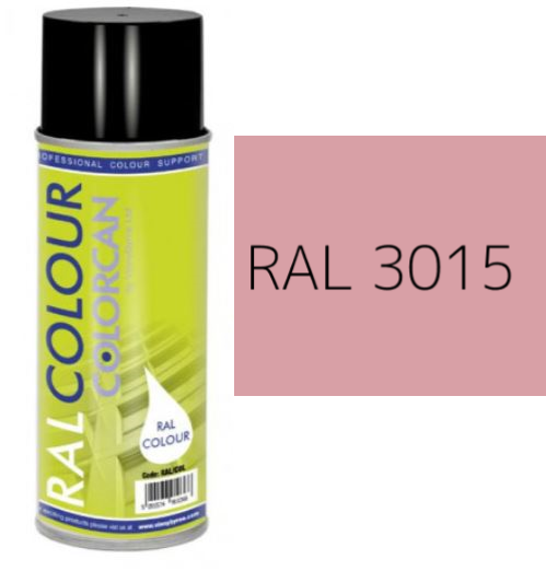 RAL 3015 Light Pink Matt (10% Gloss) Aerosol Spray Paint 400ml