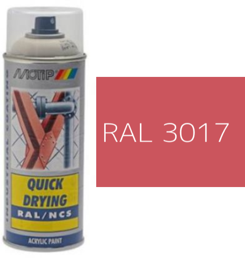 MOTIP® Aerosol Spray Colour Gloss RAL 3017 – 400ml