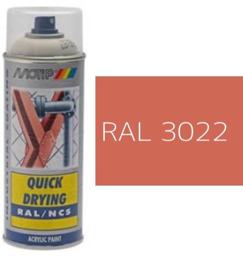 MOTIP® Aerosol Spray Colour Gloss RAL 3022 – 400ml