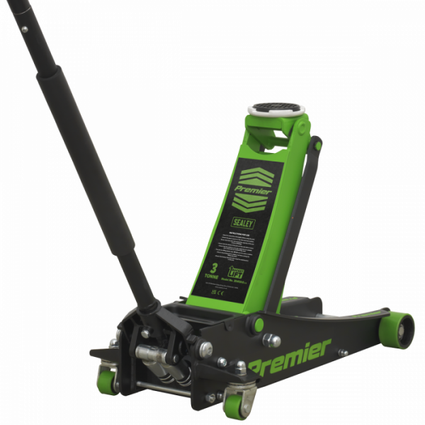 Trolley Jack 3 Tonne Low Profile Rocket Lift Green