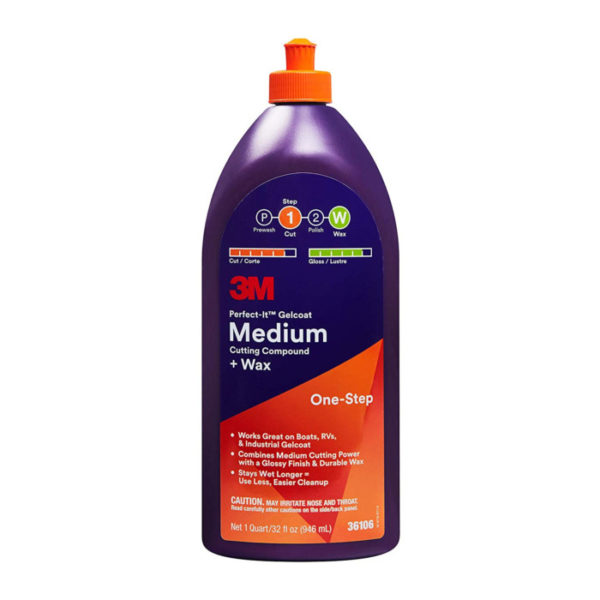 3M™ Perfect-It™ Gelcoat Medium Cutting Compound + Wax (One step) 946ml – 36106