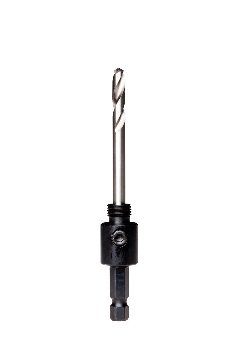 Starrett A1E Hex Shank Multi-Material Arbor with 92mm Pilot Drill