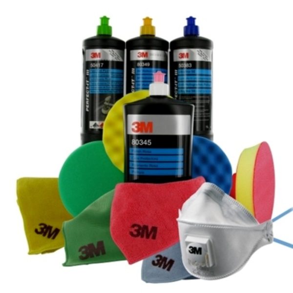 3M™ Perfect it III™ Compound & Polish Kit  – 50873 – Including Free Storage Box.