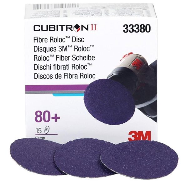 3M™ Cubitron™ II Roloc™ Fibre Disc Pk.15  /  P.36 Grit – 33377