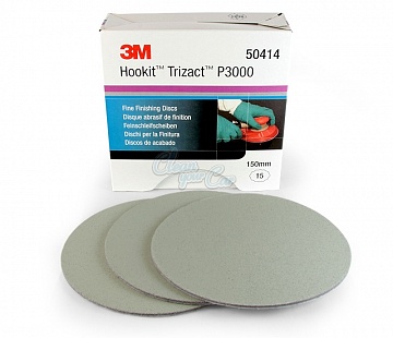 3M Trizact Fine Finishing Discs P3000  /  150mm Pk.15 – 50414