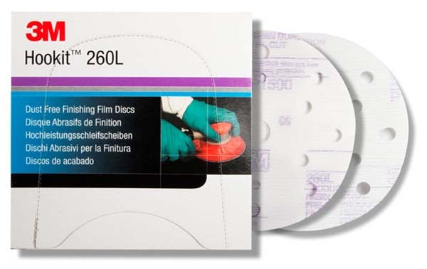 3M Finishing Film Discs 150mm 15 Hole  /  P1500 – Single Disc