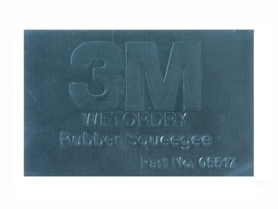 3M™ Wetordry™ Rubber Squeegee 56x106mm. Pack 3 – 05517