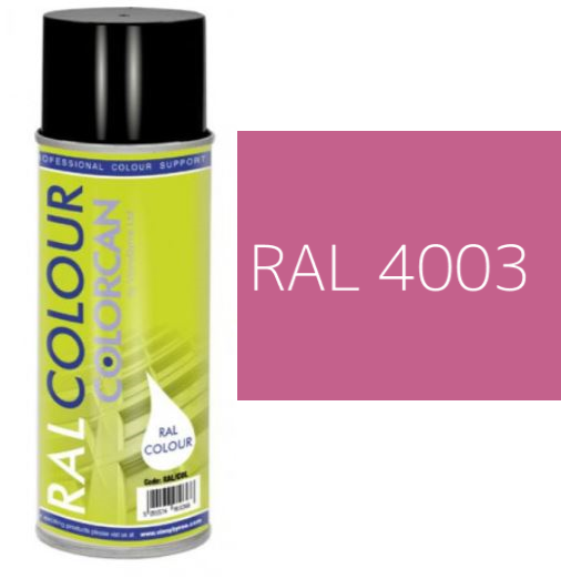 RAL 4003 Heather Violet Matt (10% Gloss) Aerosol Spray Paint 400ml