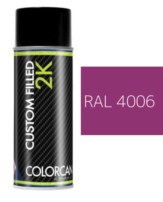 COLORCAN® 2K Aerosol Spray Paint – RAL 4006