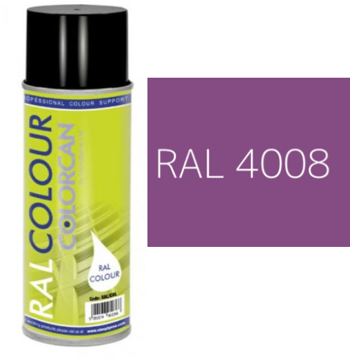 RAL 4008 Signal Violet Matt (10% Gloss) Aerosol Spray Paint 400ml