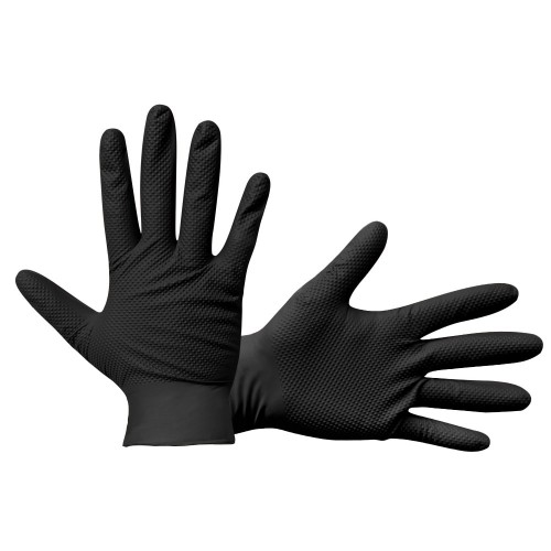 Chemsplash SumoGrip Nitrile Disposable Glove, Black