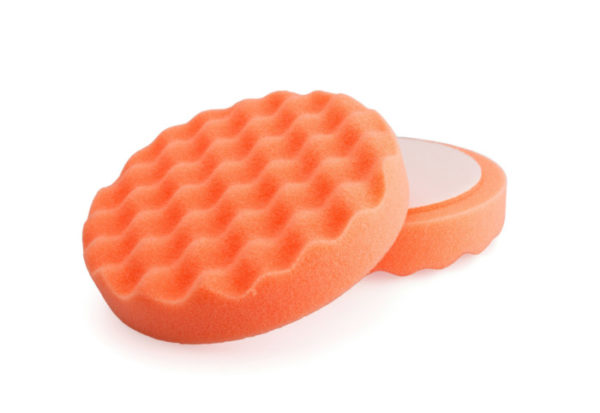 Firm Orange Velcro Compound Pad 80mm