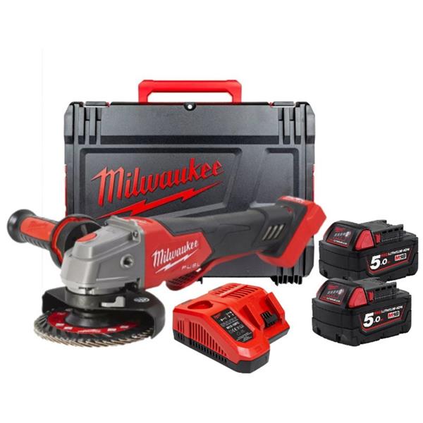 Milwaukee 18V FUEL Grinder Kit (2x5Ah)