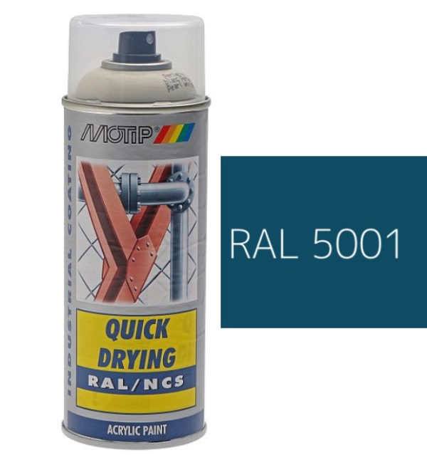 MOTIP® Aerosol Spray Colour Gloss RAL 5001 / M – 400ml