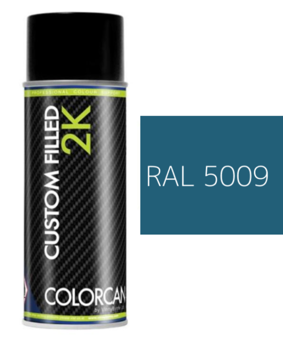 COLORCAN® 2K Aerosol Spray Paint – RAL 5009