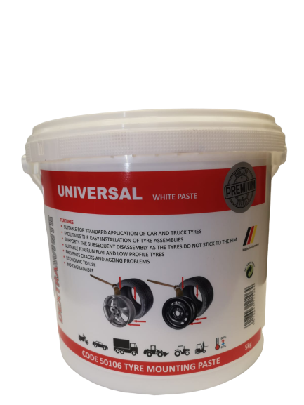 Universal white tyre mounting paste 5kg