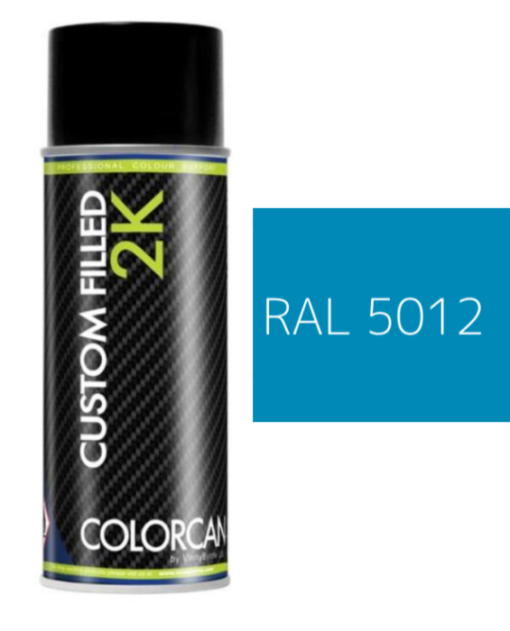 COLORCAN® 2K Aerosol Spray Paint – RAL 5012