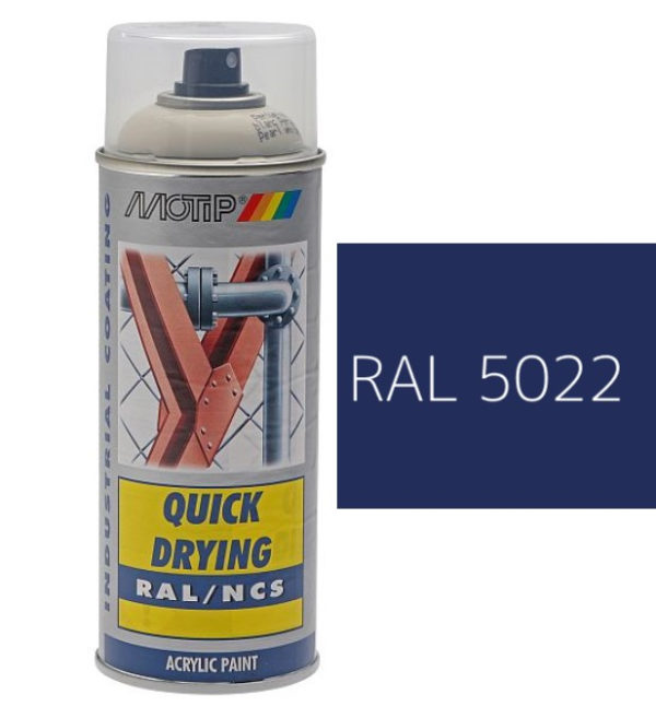 MOTIP® Aerosol Spray Colour Gloss RAL 5022 – 400ml