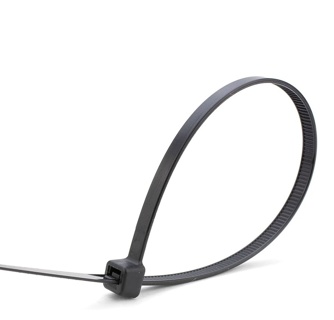 100mm Cable Ties-Narrow/100 Bl