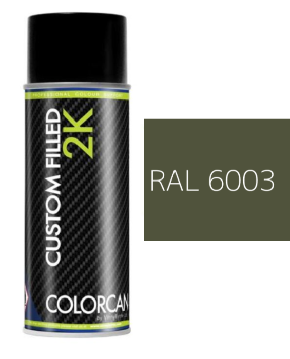 COLORCAN® 2K Aerosol Spray Paint – RAL 6003