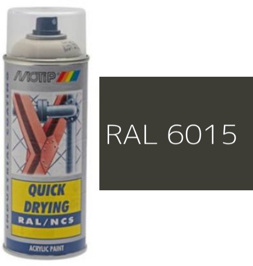 MOTIP® Aerosol Spray Colour Gloss RAL 6015 – 400ml