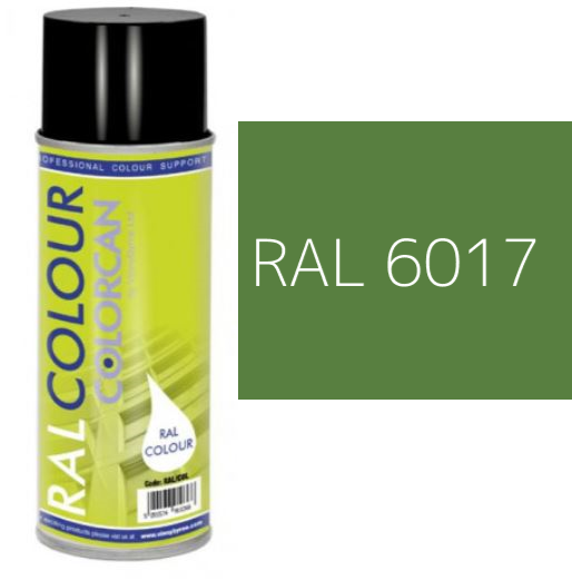 RAL 6017 May Green Matt (10% Gloss) Aerosol Spray Paint 400ml