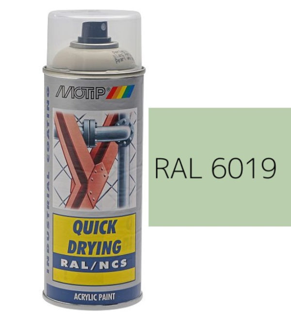 MOTIP® Aerosol Spray Colour Gloss RAL 6019 – 400ml