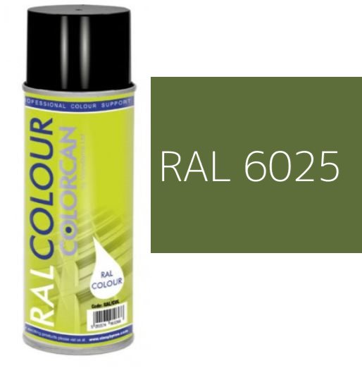 RAL 6025 Fern Green Matt (10% Gloss) Aerosol Spray Paint 400ml