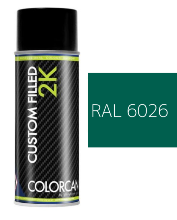 COLORCAN® 2K Aerosol Spray Paint – RAL 6026