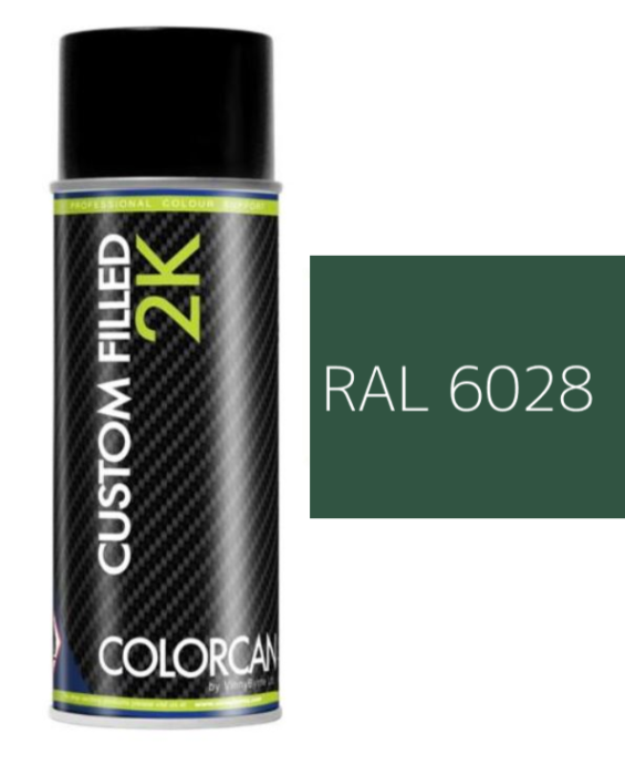 COLORCAN® 2K Aerosol Spray Paint – RAL 6028