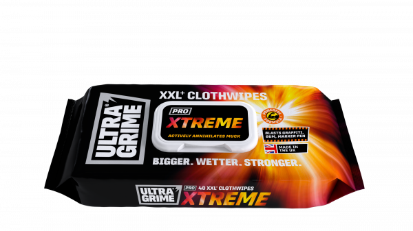 ULTRAGRIME® PRO: Xtreme Graffiti-Remove Clothwipes