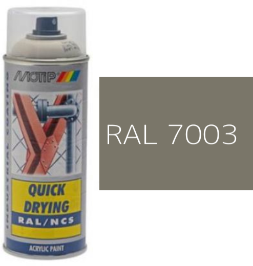 MOTIP® Aerosol Spray Colour Gloss RAL 7003 – 400ml