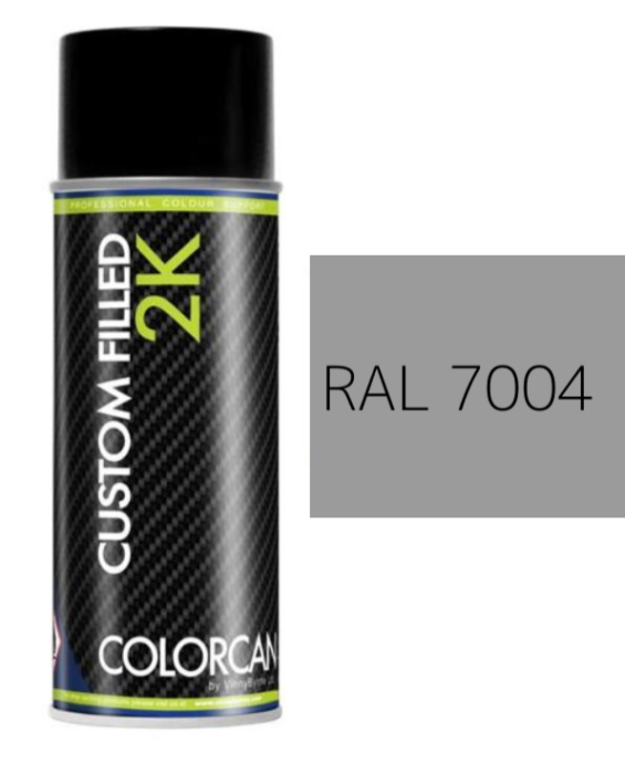 COLORCAN® 2K Aerosol Spray Paint – RAL 7004