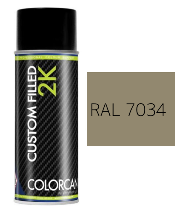 COLORCAN® 2K Aerosol Spray Paint – RAL 7034