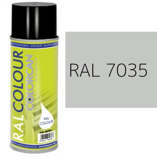 RAL 7035 Light Grey Matt (10% Gloss) Aerosol Spray Paint 400ml