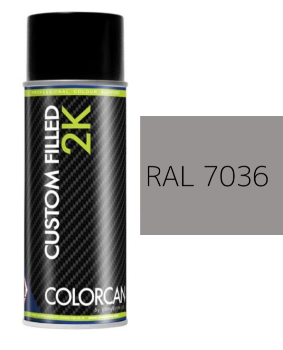 COLORCAN® 2K Aerosol Spray Paint – RAL 7036