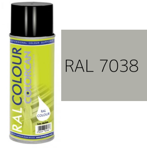 RAL 7038 Agate Grey Matt (10% Gloss) Aerosol Spray Paint 400ml